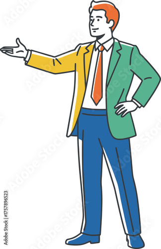 optimistic guide presents vision, inviting partnership and bright prospects