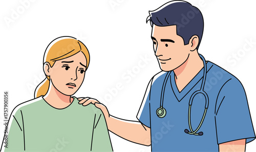 reassurance hand nurturing support during a patients emotional struggle