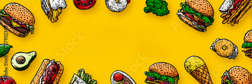 Poster Choose Health over Fast Food Minimal 
