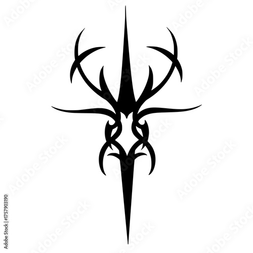 Tribal element tattoos illustrated 