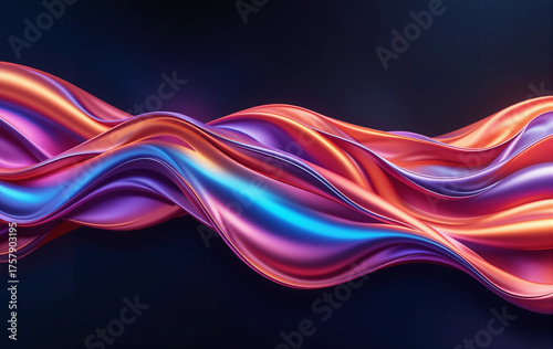 Glossy textured abstract background image, curved, spatial, banner textured advertising poster