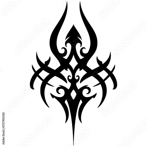 Tribal element tattoos illustrated 