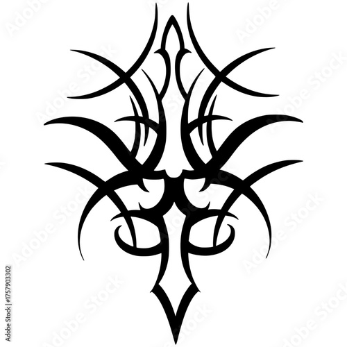 Tribal element tattoos illustrated 