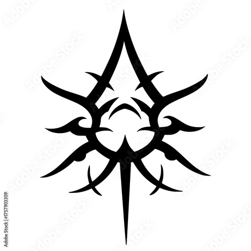 Tribal element tattoos illustrated 