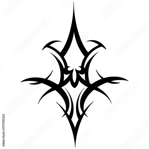 Tribal element tattoos illustrated 
