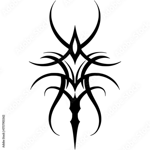 Tribal element tattoos illustrated 