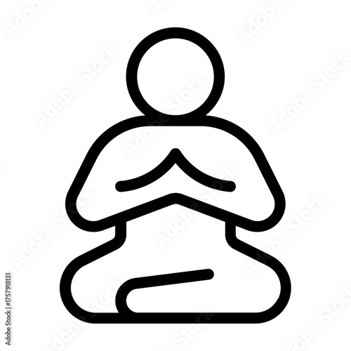 mental health icon with line style