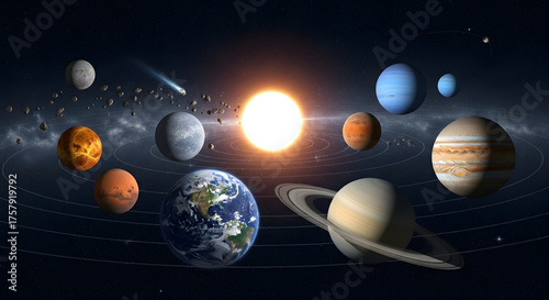 image of all the planets in the galaxy