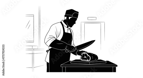 raw to refined the chefs expertise transforms ingredients into culinary masterpieces, isolated on transparent background