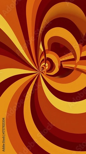 Zoetrope-style  animation, seamless repeating abstract pattern in warm colors.