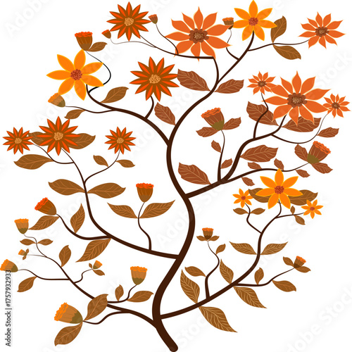Vector Autumnal Background autumn, leaf, illustration, foliage, background, fall, design, nature, orange, graphic, seasonal, decoration, season, isolated, maple, pattern, red, vector, colours, element