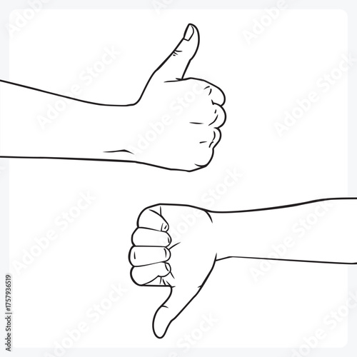 Thumb up and Down