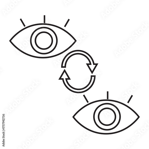 Eye Transplant line icon