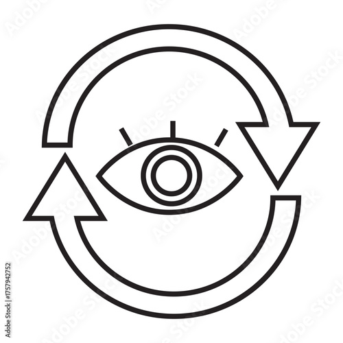 Eye Transplant line icon