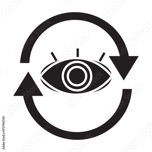 Eye Transplant glyph icon