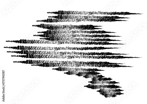 抽象画（黒）