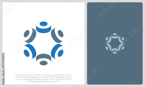 Human resources concept, target market and audience, focus group, public relations, vector icon - Vector.
