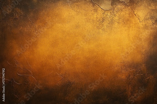 rusty textured metal surface with warm orange and brown tones showing wear and peeling effects