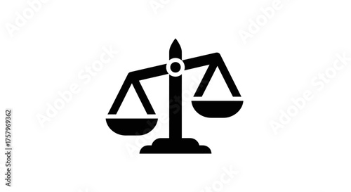 Minimalist Illustration of Imbalanced Justice Scales Symbolizing Legal Injustice