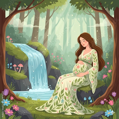 pregnancy in river spring
