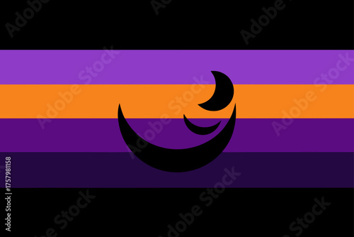 Halloween twilight gradient purple to black smooth background