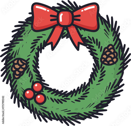 크리스마스 겨울 리스