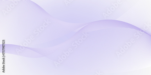 Abstract White Background with Pearl Waves. Blue, Pink, Purple, Silver and Gray Minimal Pattern with Line Texture. Elegant Light Gradient