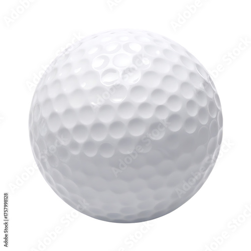 golf ball isolated on white background png, ai generated