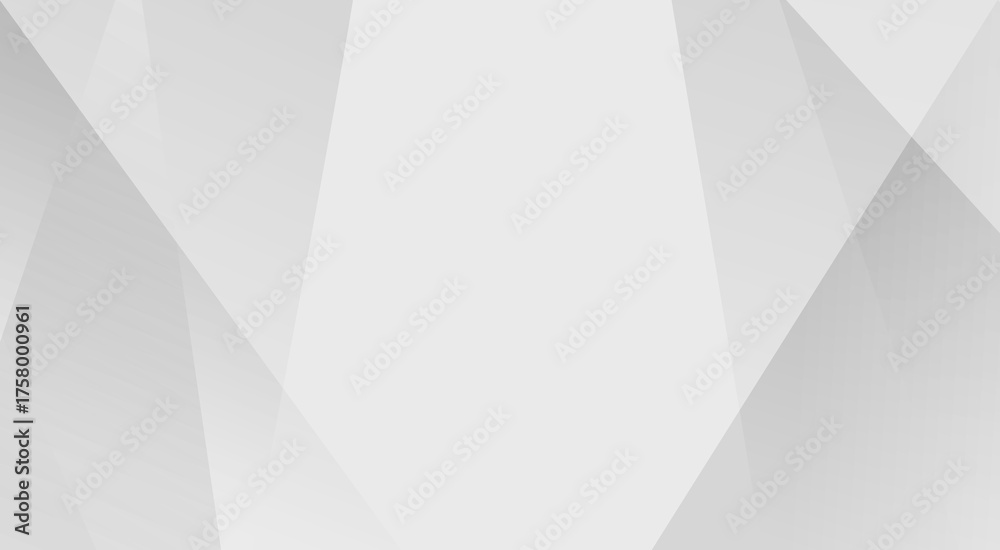 Obraz premium White and gray abstract background with soft flowing geometric shapes and gradient tones