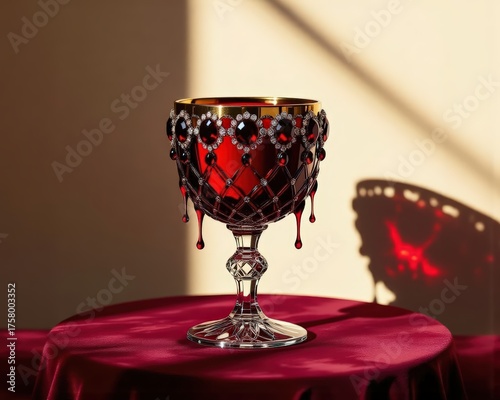 ruby-red liquid