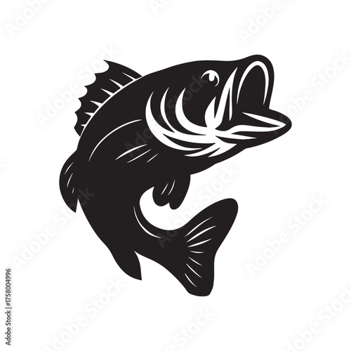 Largemouth Bass Silhouette