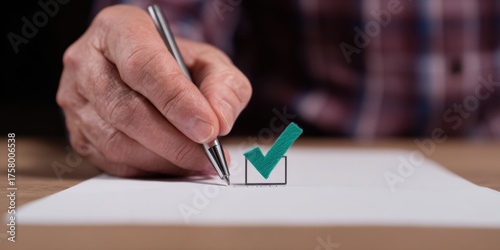 Professional High-Quality Tax Audit Approval Concept Modern Certified Document with Check Mark for Business Compliance and Corporate Marketing Content