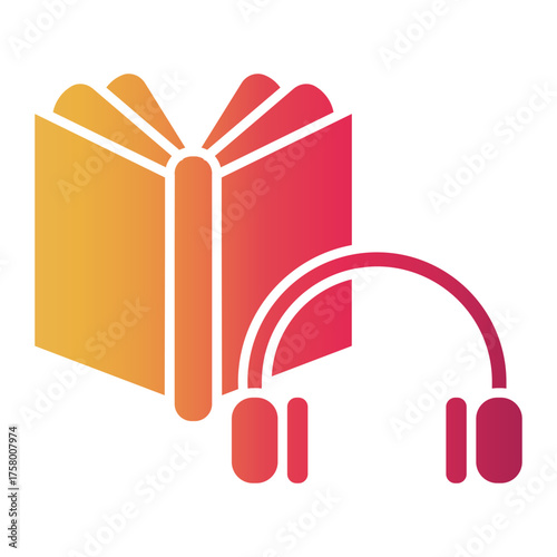 audio book Gradient icon