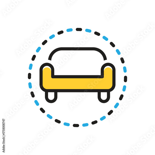 Multi color icon for comfortable