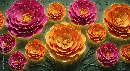 3D Flower Wallpaper