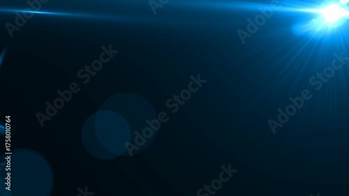  optical Lens Flare Abstract Background 4K Optical flares animation 4K stock video