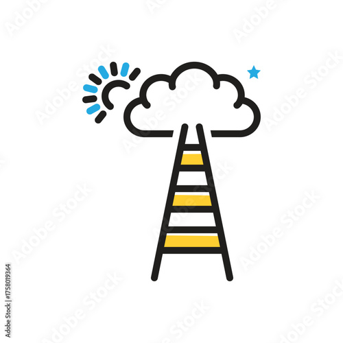 Multi color icon for potentially