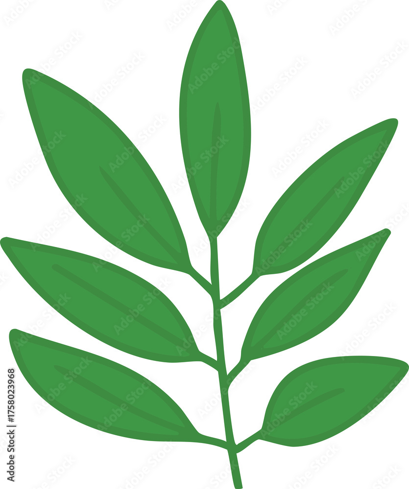 Naklejka premium 나뭇잎