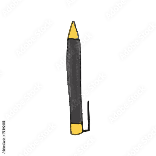 Back to school crayon element design. flower, lamp, star, library, book, apple, study lamp, paper plane, alarm.  cartoon back to school stickers