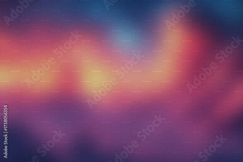 Abstract aurora borealis with vibrant hues and textured effect