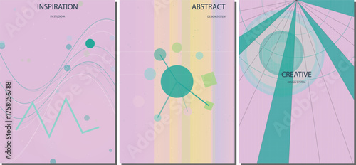 Elegant Minimalist Gradient Vector Poster Design Background for Corporate Flyers, Marketing Brochures, and Web Banners