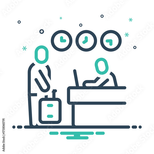 Mix icon for flight check in