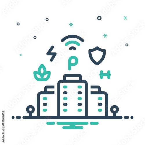 Mix icon for hotel amenities