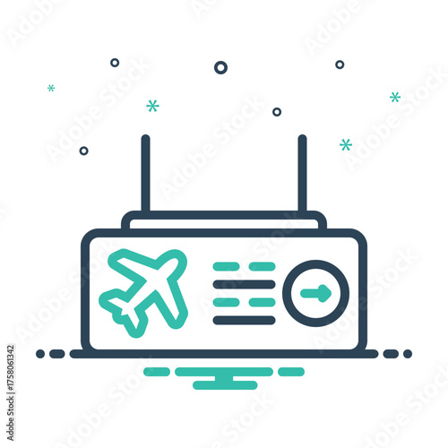 Mix icon for priority boarding