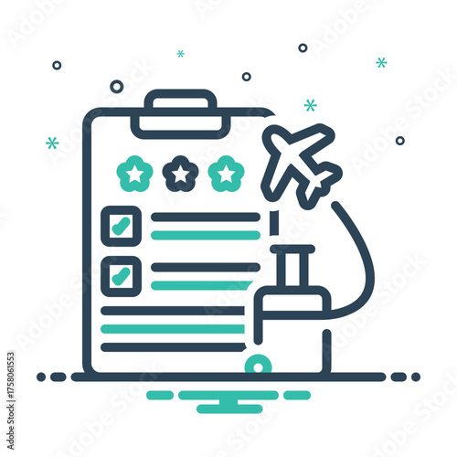 Mix icon for travel policy