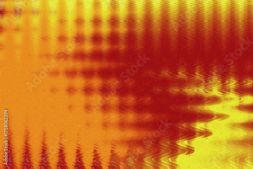 Vibrant abstract background with rippling red and yellow patterns