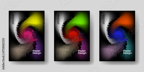 Abstract glass texture background with holographic ripple effect, iridescent prism waves, metallic gradient, luminous pastel glow, futuristic digital art design, modern liquid glass poster template