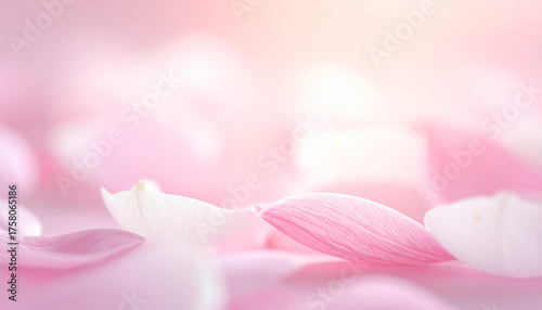 ピンク色のやさしい雰囲気の花の背景02, A gentle pink floral background, generated by AI