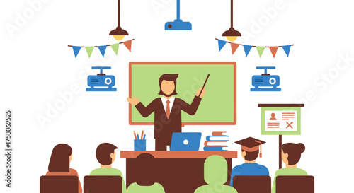 Engaging Classroom Presentation with Interactive Learning Elements for Students