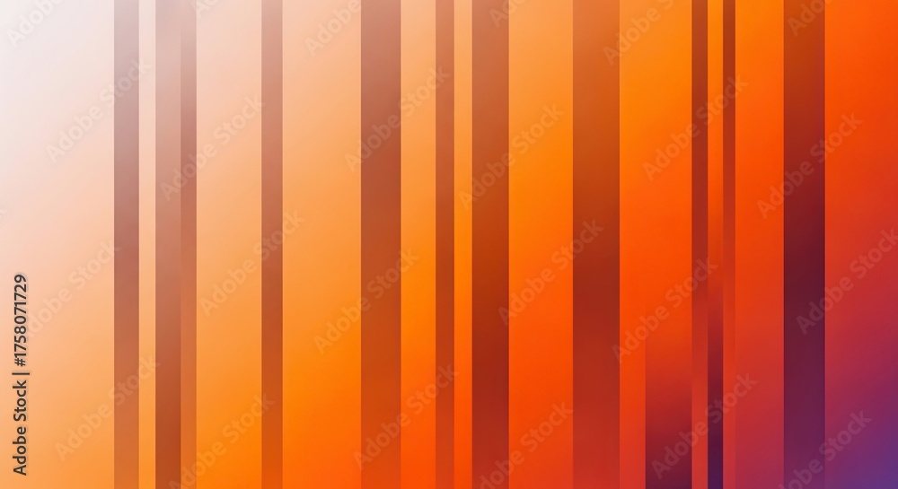 Obraz premium Abstract Orange Gradient Background with Vertical Stripes and Color Transition Design